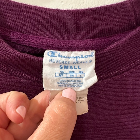 VINTAGE 1980s Champion Pullover Reverse Weave Sweater - Picture 4 of 6